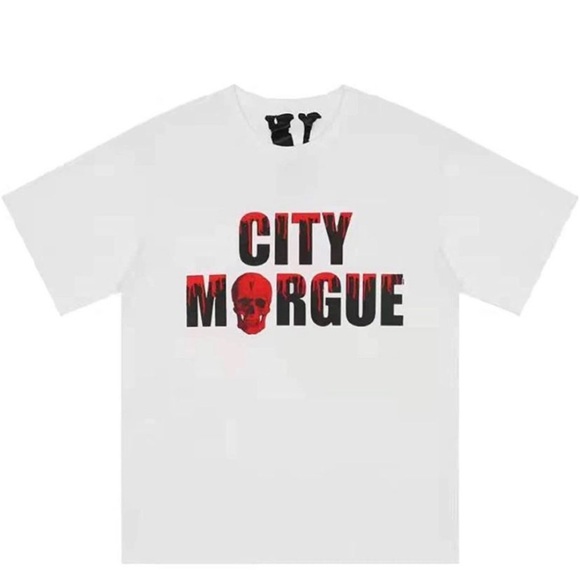 Vlone City Morgue Drip Tee White S